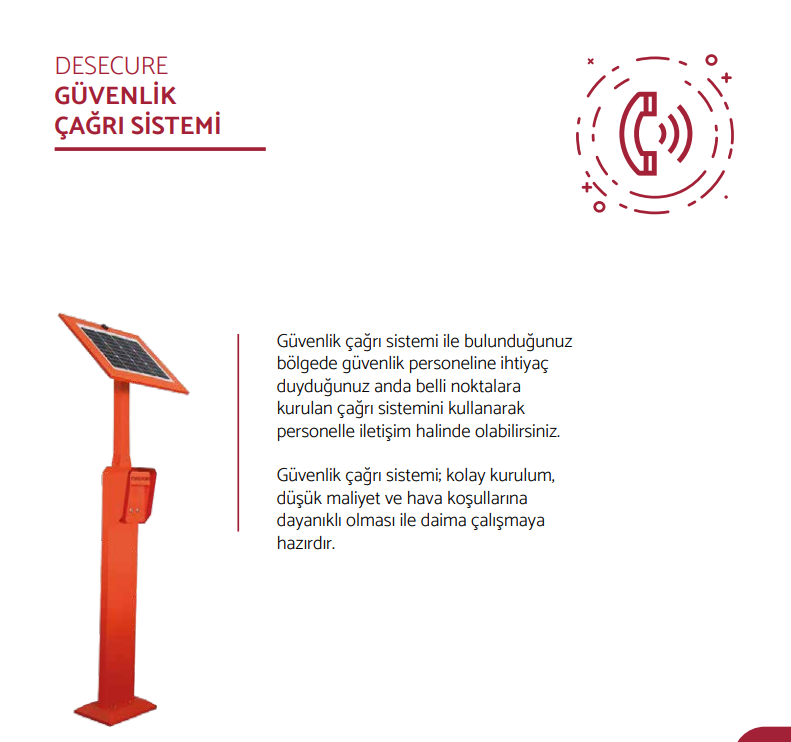 Desecure Güvenlik Çağrı Sistemi